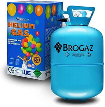Boca s helijem 0,25 m3 i reduktor, za 30 balona