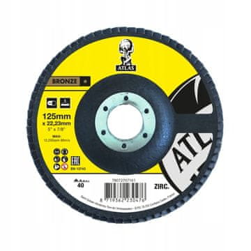 Norton ATLAS ZIRKONIJSKA PLOČA debljine 120 mm od čelika