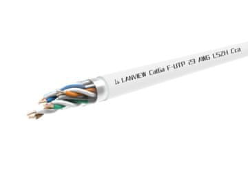 Cat6a F-UTP 4x2xAWG23 LSZH bijela 500m, klasa usporavanja plamena: Cca, LVN122165