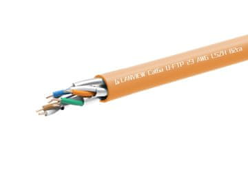 CAT6a U-FTP LSZH B2CA mrežni kabel, narančasti, 305 m, 0,56 mm, LVN122153