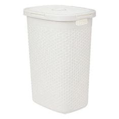 5Five® Košara za rublje 60 l sintetički ratan bijela