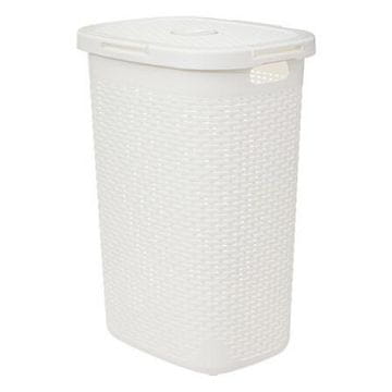 5Five® Košara za rublje 60 l sintetički ratan bijela