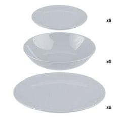 5Five® Colorama set posuđa od 18 dijelova od sive keramike