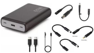 CoreParts USB-C PD65W prijenosna baterija 20.000, MBX-PB007