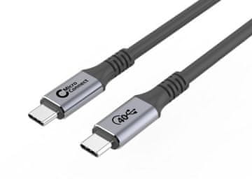 MicroConnect USB-C kabel 0,5 m 100 W 40 Gbps USB4