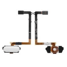 CoreParts Tipka Home s fleksibilnim kabelom bijele boje za Samsung Galaxy S6, MSPP70793