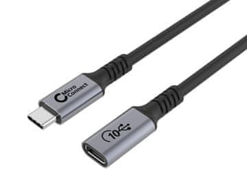 MicroConnect USB-C produžni kabel 10 Gb, 100 W 1,5 m