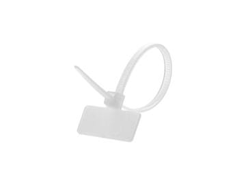 kabelska vezica 152x3,8 mm s bijelim ID markerom, LVT551140