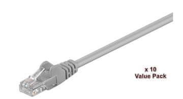 MicroConnect U/UTP CAT5e 2m sivi 10 kom