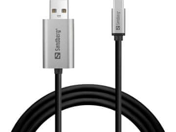 Sandberg USB-C na DisplayPort kabel od 2 m, 136-51