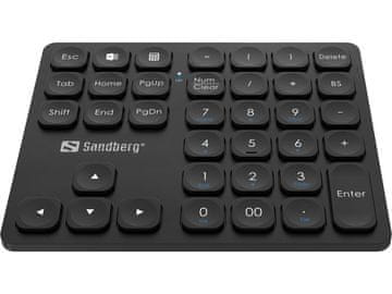 Sandberg bežična numerička tipkovnica Pro, 630-09
