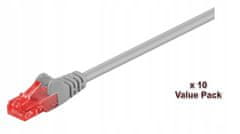 MicroConnect U/UTP CAT6 3M sivi 10 kom
