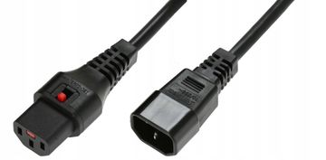 MicroConnect zaključavajući IEC C13 na muški C14 3 x 1,00 mm 1,5 m