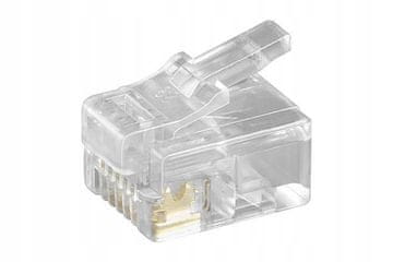 MicroConnect RJ12 6P6C modularni utikač 10 kom