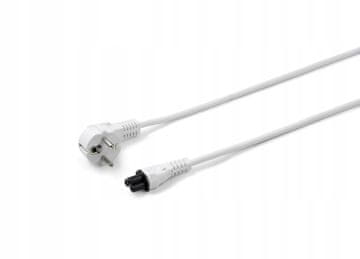 MicroConnect Schuko kabel za napajanje kutni-C5 1,8 m bijeli