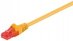 MicroConnect U/UTP CAT6 3M Žuti PVC