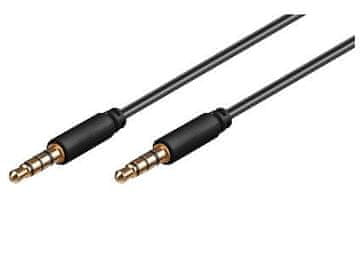 MicroConnect 3,5 mm (4-pinski stereo) Tanki minijak