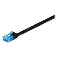 MicroConnect U/UTP CAT6A 1M Crni ravni, V-UTP6A01S-FLAT