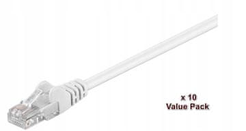 MicroConnect U/UTP CAT5e 5M bijeli 10 kom
