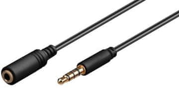 MicroConnect 3,5 mm Minijack tanki produžni kabel