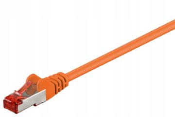 MicroConnect F/UTP CAT6 0,25 m narančasti PVC