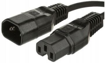 MicroConnect produžni kabel C14-C15 1m