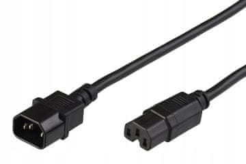 MicroConnect produžni kabel C14-C15 0,5 m