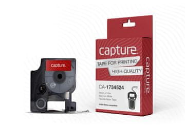 Capture Elastična najlonska traka crno-bijela 24 mm x 3,5 m, CA-1734524