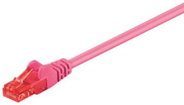MicroConnect U/UTP CAT6 2M ružičasti PVC, B-UTP602PI