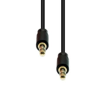 ProXtend 4-pinski tanki MM kabel crne boje 1,5 m, M4S-015