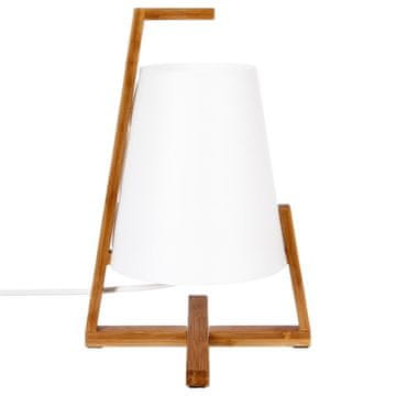 Atmosphera Gong lampa bijela/bambus