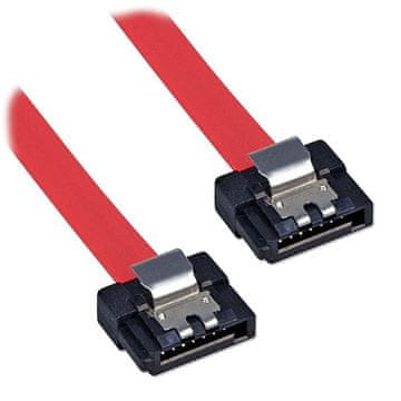 Lindy niskoprofilni SATA kabel s bravom, 0,2 m, 33559