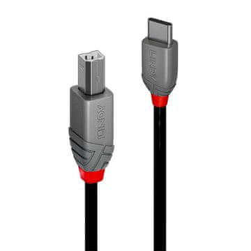 Lindy USB kabel 0,5 m 2.0 tip C Anthra Line 5B11M90033, 36940