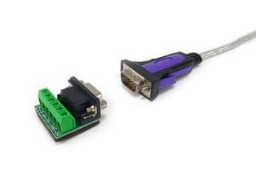 Equip Opremite USB-A na serijski RS-422/485 DB9 adapter kabel, 133387