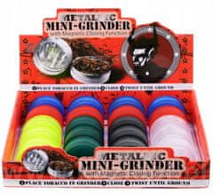 Atomic Młynek do Tytoniu Grinder Crusher Plastikowy w Jednolitym Kolorze bez Wzoru