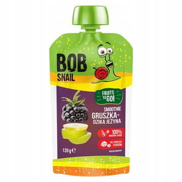Bob Snail Smoothie od krušaka i kupina 120 g