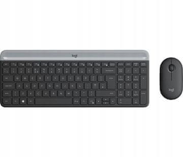 Logitech MK470 Slim bežični kombinirani uređaj, 920-009200