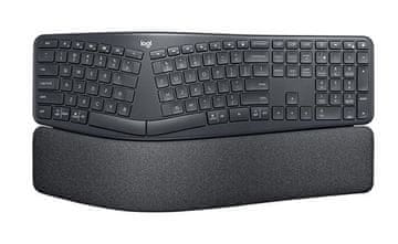 Logitech ERGO K860 RF tipkovnica, 920-009167