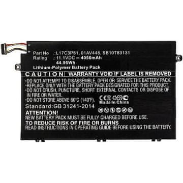 CoreParts Laptop baterija za Lenovo 40W Li-ion, 11.1V 3.6Ah, ThinkPad E14, E15, E490, E580, MBXLE-BA0217