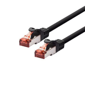 Profesionalni LOGON CAT6 F/UTP patch kabel - 20 m crni, TCF66F200BL