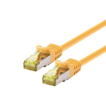 NI PREPOJNI KABEL SFTP/AWG26/LSOH 5M - CAT6A 500MHz - ŽUTI, TCR6ASS050Y