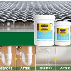 Vixson Vodootporno premazno ljepilo za pukotine i brtvljenje, zaštita od curenja na krovu i cijevima | DURASEAL