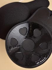 VIVVA® Samoljepljivi grudnjak Push Up, nevidljive naljepnice za podizanje grudi | LIFTUP (crna, S)