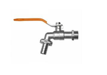 Bradas kuglasta slavina 3/4" M 3/4" ZA CRIJEVO 1/2" poniklani cink