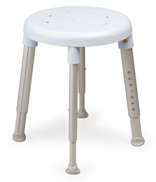 ETAC Easy - tuš stolica s podesivom visinom (200 kg) Easy - tuš stolica s podesivom visinom (okruglo sjedalo) bijela