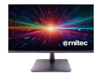 Ernitec 27" monitor bez okvira za nadzor, 24/7 korištenje, 1080P, HDMI, VGA, zvučnici, 0070-24127-F