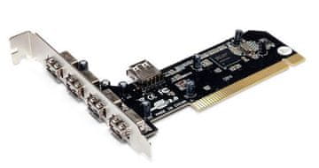 MicroConnect PCI USB 2.0 4+1 kartica za proširenje NEC720
