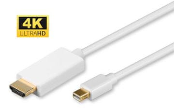 MicroConnect Mini DisplayPort 1.2 - HDMI 4K kabel