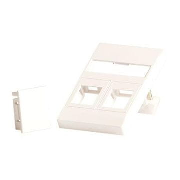 zidna utičnica za 2 ključa 50x75 mm FUGA, bijela, LVN126097