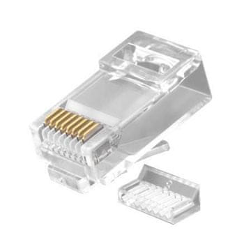 RJ45 UTP Cat6a utikač za AWG23-24 čvrste/kabelske 10 komada, LVN125416